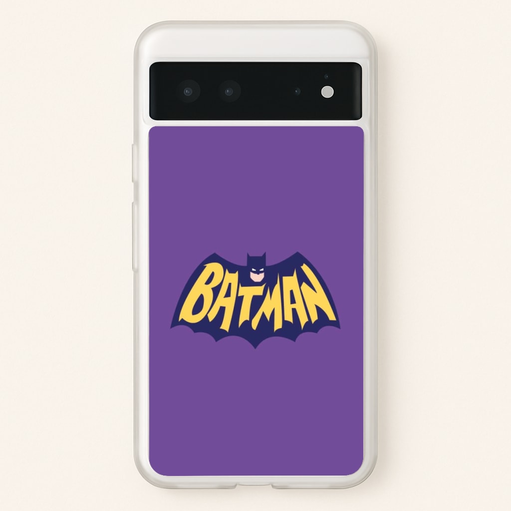 Bat Superhero Purple Logo - Batman Phone Case for Google Pixel 6