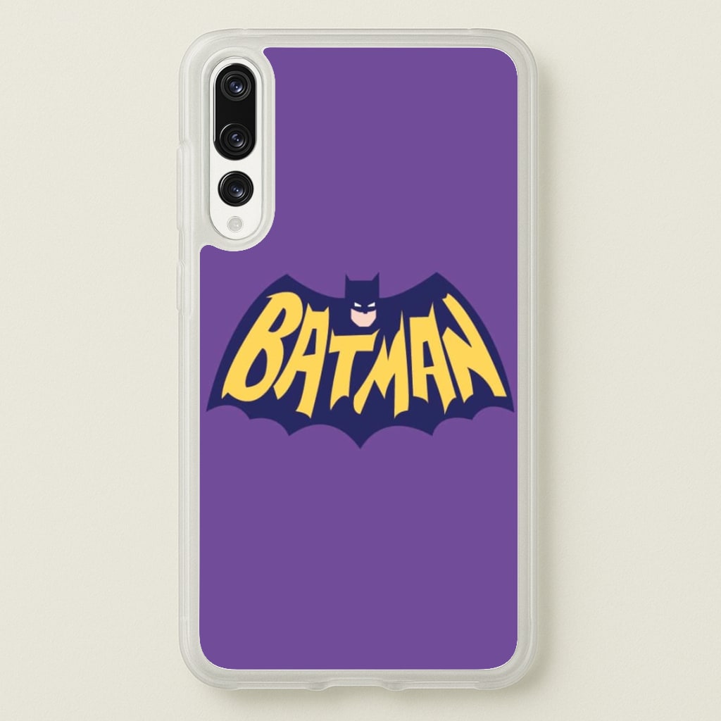 Bat Superhero Purple Logo - Batman Phone Case for Huawei P20 Pro