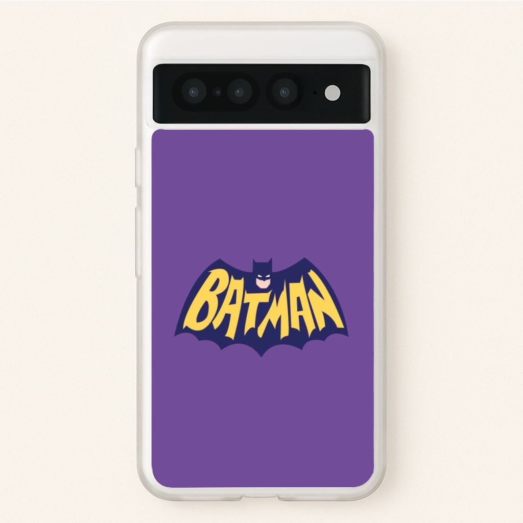 Bat Superhero Purple Logo - Batman Phone Case for Google Pixel 7 Pro