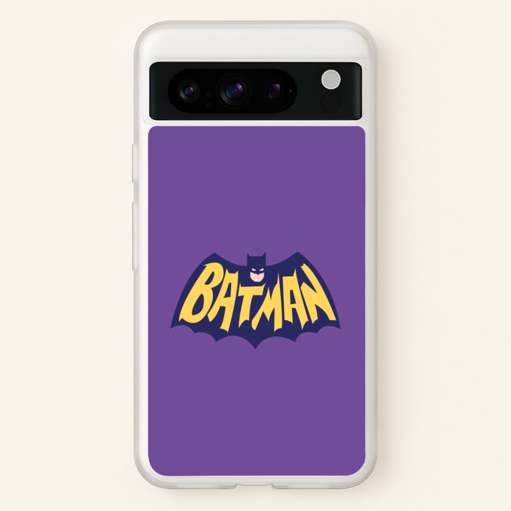 Bat Superhero Purple Logo - Batman Phone Case for Google Pixel 8 Pro