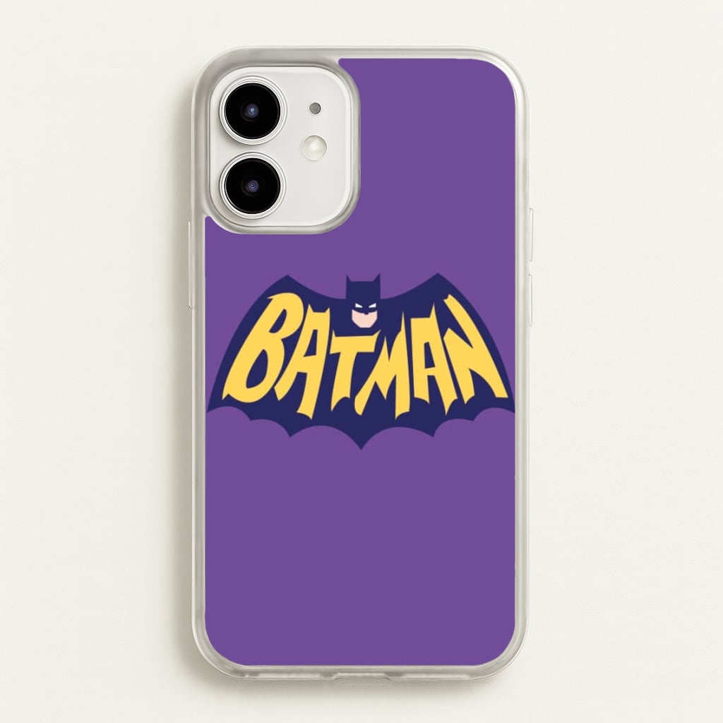 Bat Superhero Purple Logo - Batman Phone Case for iPhone 12 Mini
