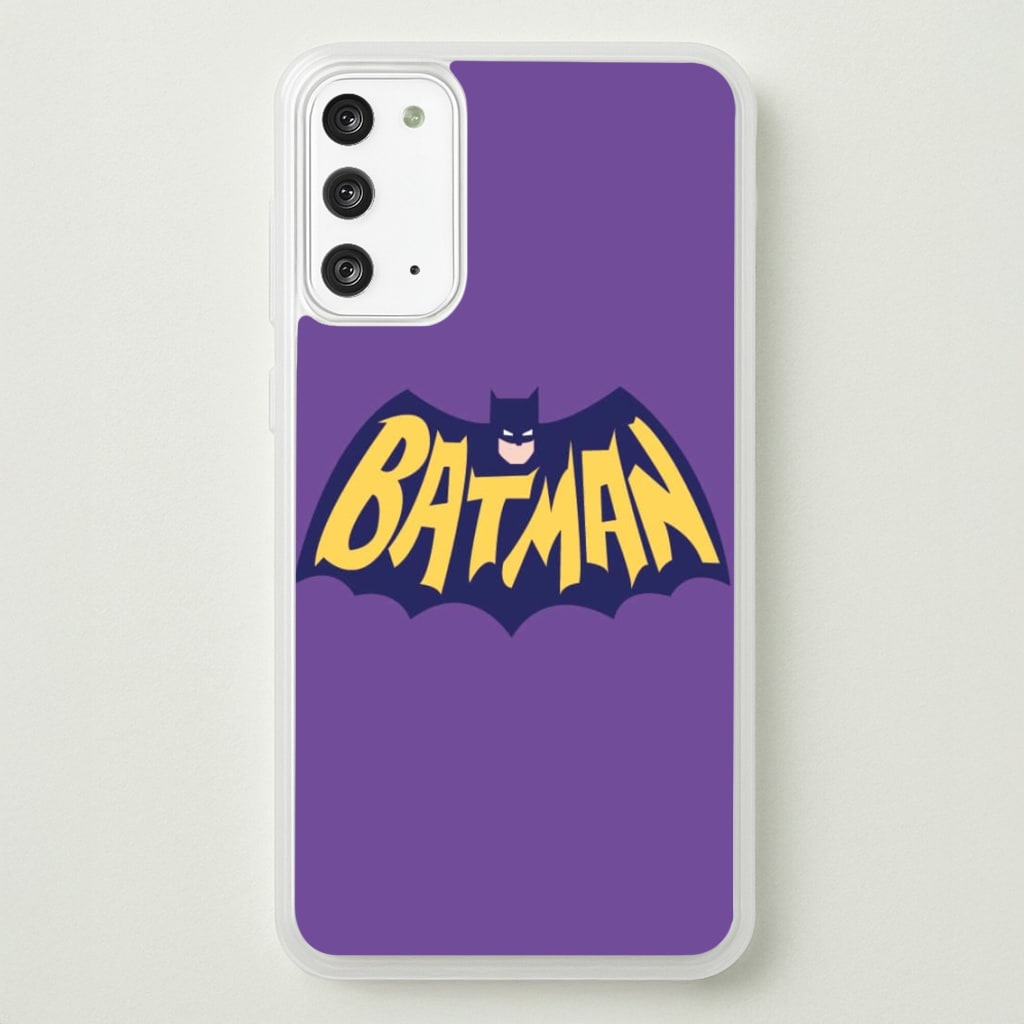 Bat Superhero Purple Logo - Batman Phone Case for Galaxy Note 20