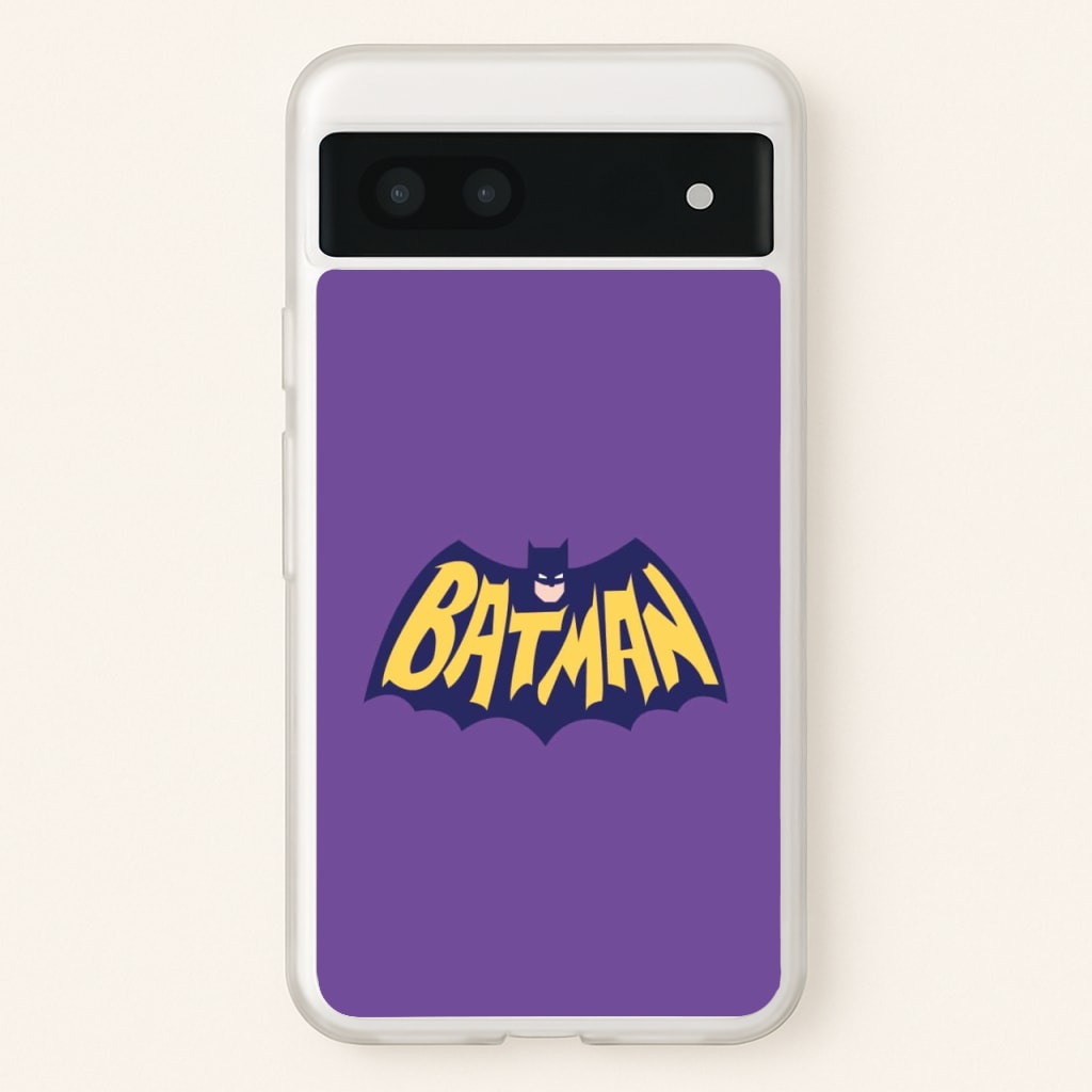Bat Superhero Purple Logo - Batman Phone Case for Google Pixel 6a