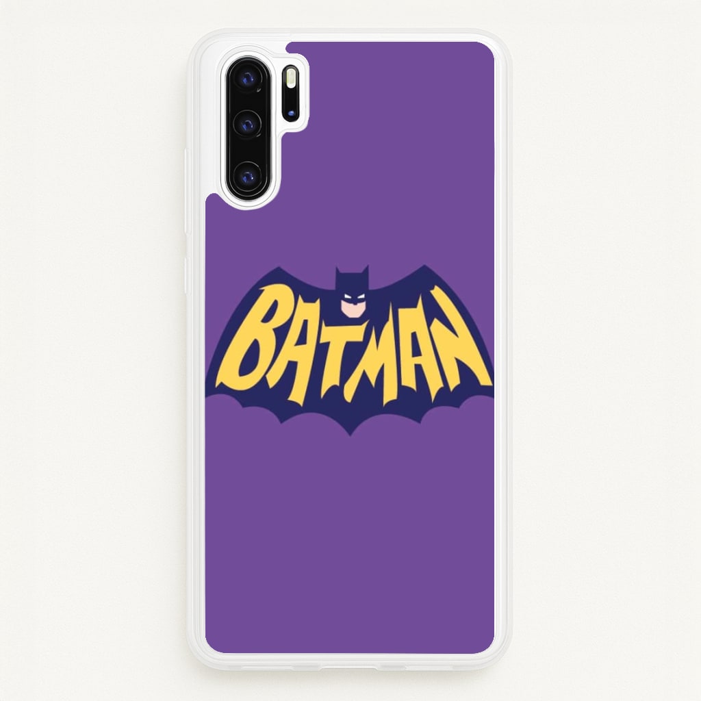 Bat Superhero Purple Logo - Batman Phone Case for Huawei P30 Pro