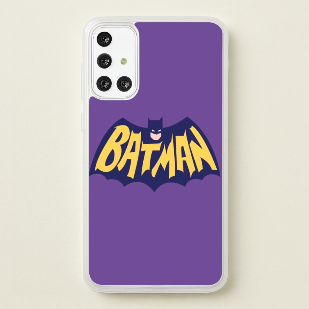Bat Superhero Purple Logo - Batman Phone Case for Galaxy A71