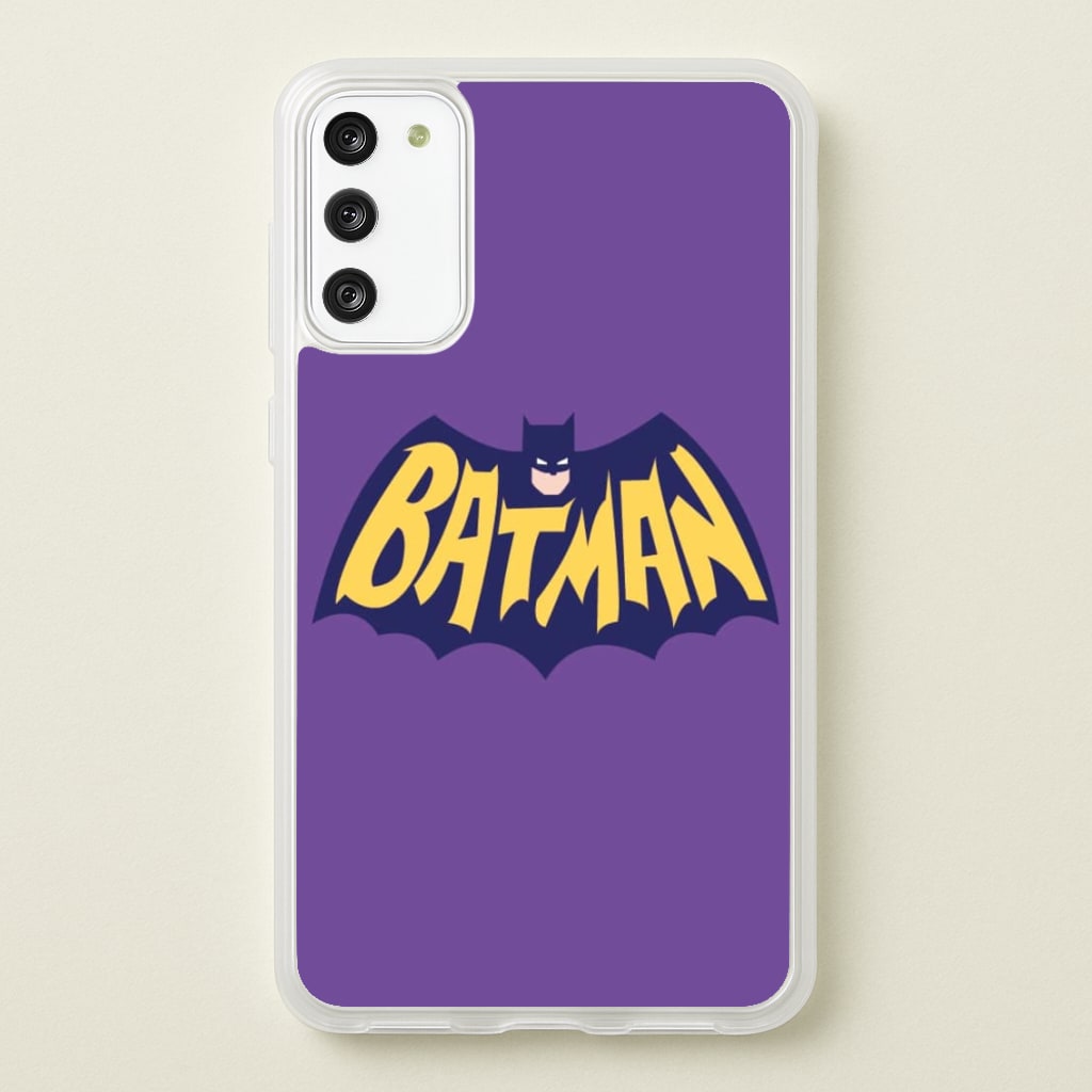 Bat Superhero Purple Logo - Batman Phone Case for Galaxy A41