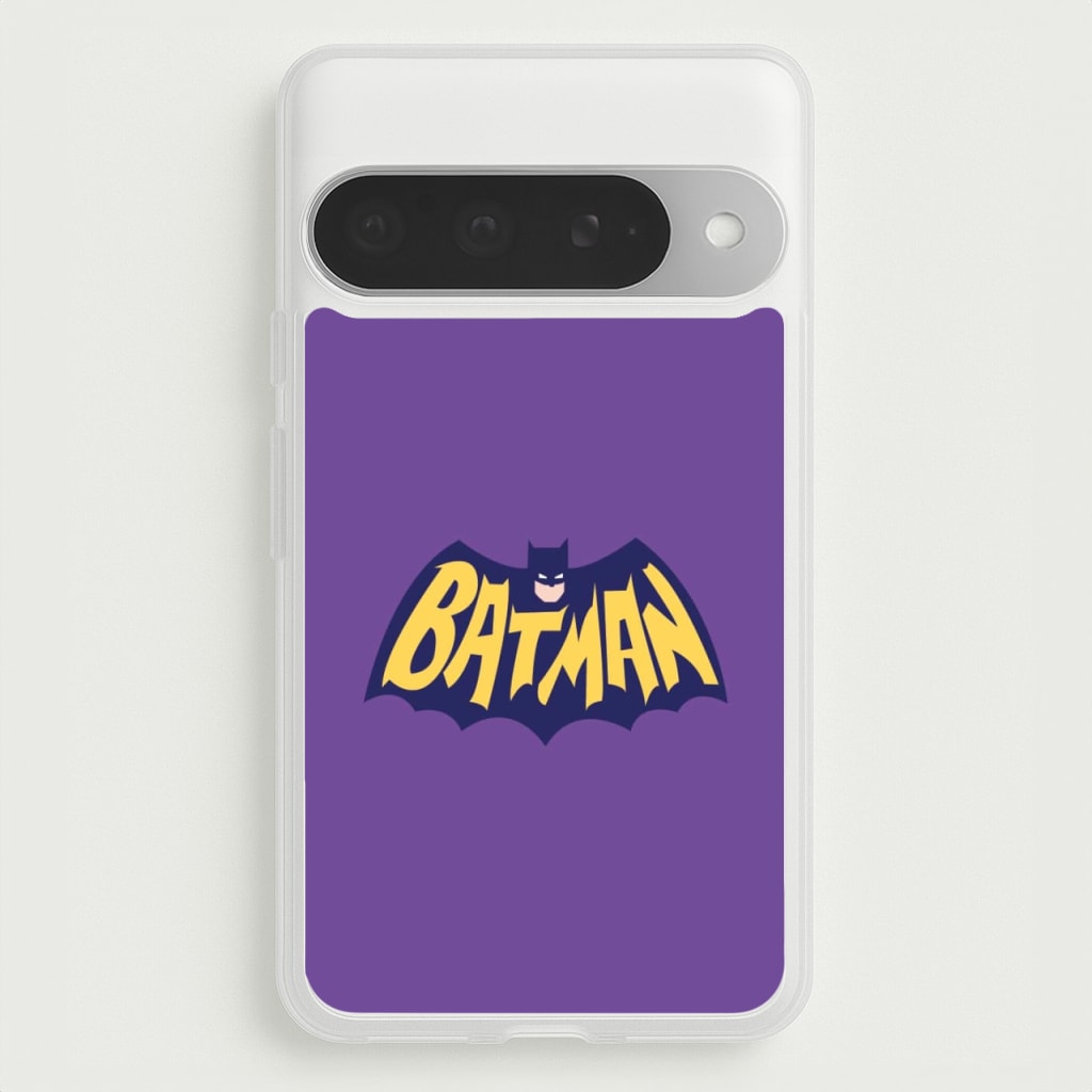 Bat Superhero Purple Logo Phone Case for Google Pixel 10 Pro XL