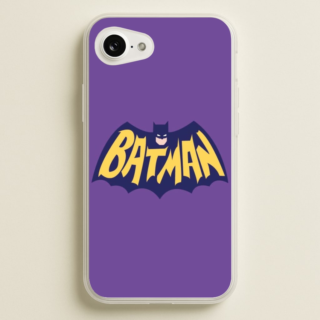 Bat Superhero Purple Logo - Batman Phone Case for iPhone 16e