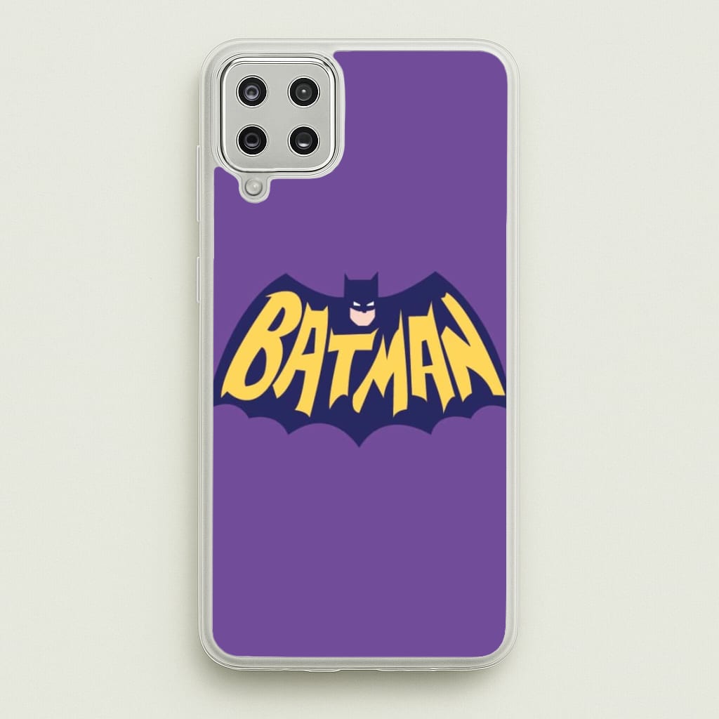 Bat Superhero Purple Logo - Batman Phone Case for Galaxy A12