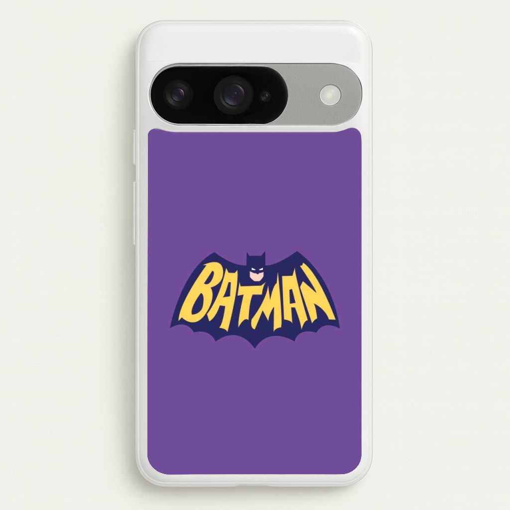 Bat Superhero Purple Logo Phone Case for Google Pixel 10 / 10 Pro