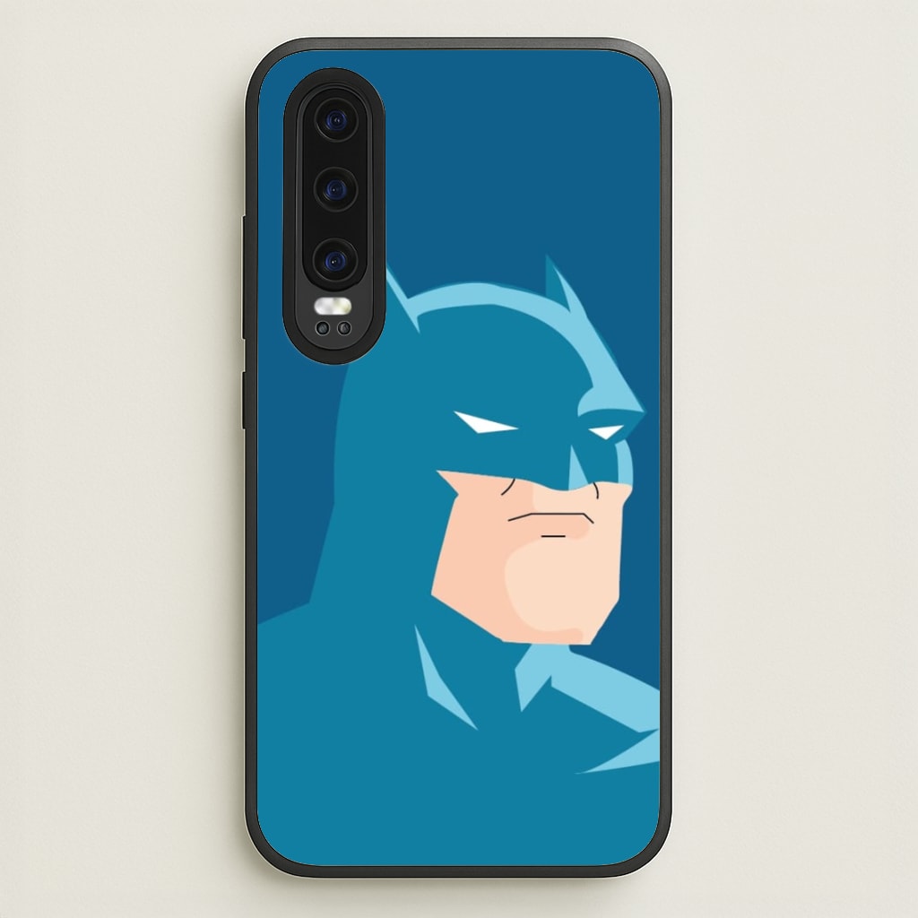 Blue Bat Superhero - Batman Phone Case for Huawei P30