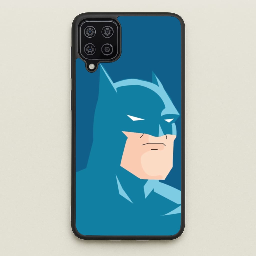 Blue Bat Superhero - Batman Phone Case for Galaxy A12