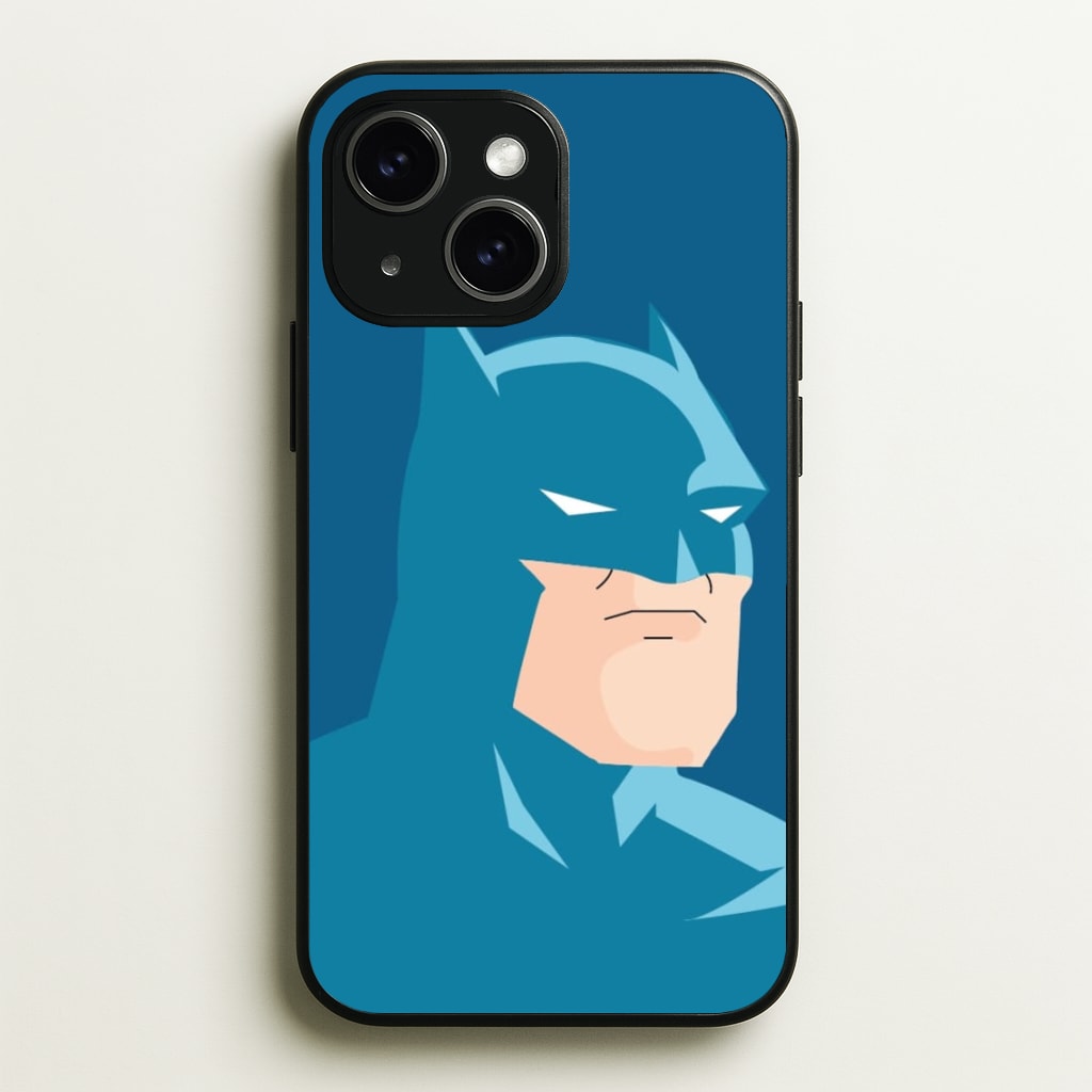 Blue Bat Superhero - Batman Phone Case for iPhone 15