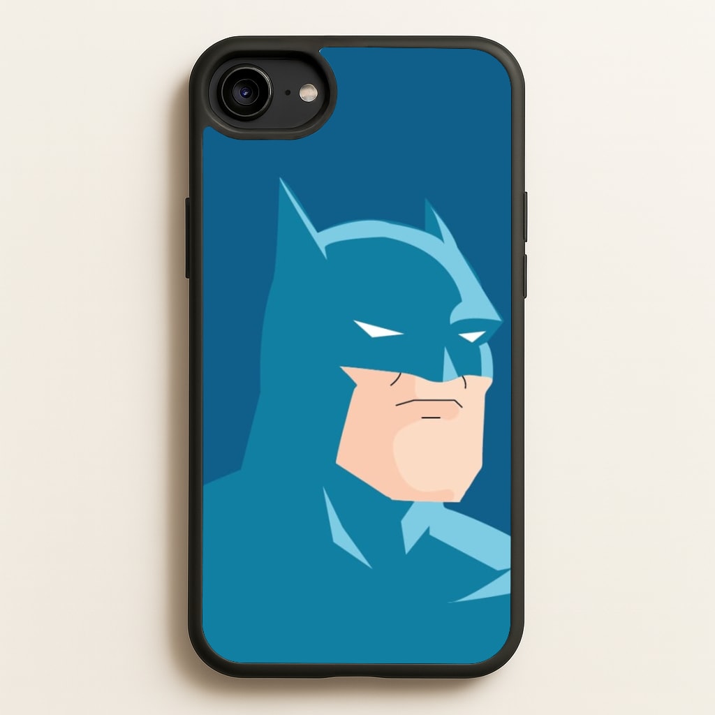 Blue Bat Superhero - Batman Phone Case for iPhone 6 / 7 / 8 / SE