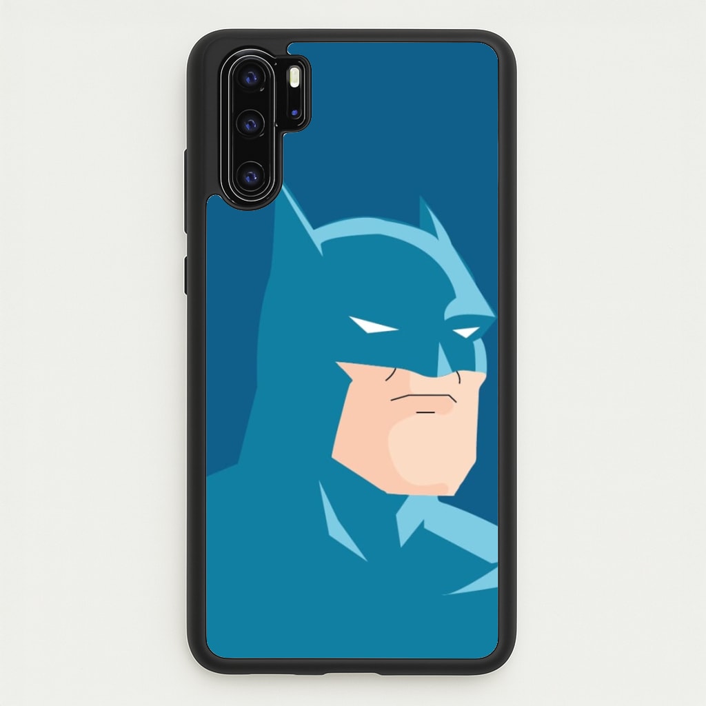 Blue Bat Superhero - Batman Phone Case for Huawei P30 Pro
