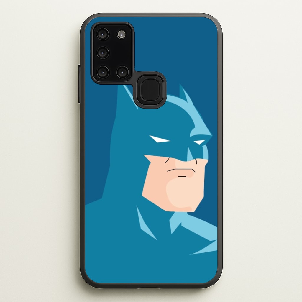 Blue Bat Superhero - Batman Phone Case for Galaxy A21s