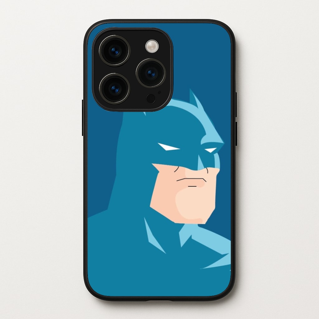 Blue Bat Superhero - Batman Phone Case for iPhone 15 Pro