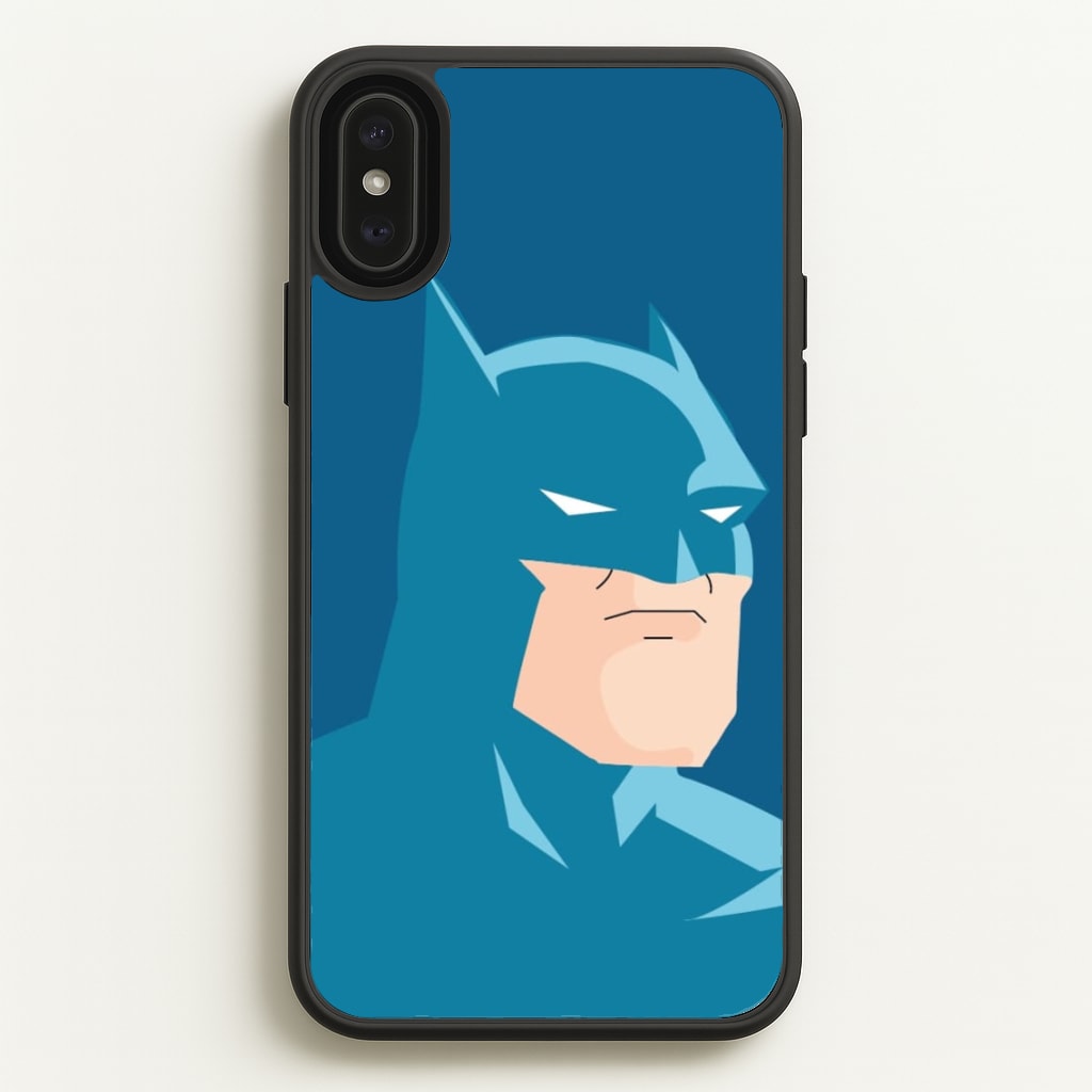 Blue Bat Superhero - Batman Phone Case for iPhone XS Max