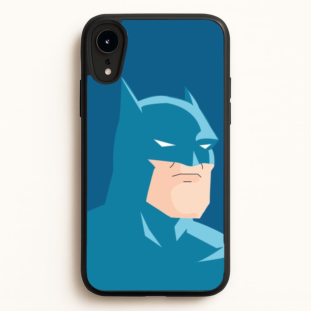 Blue Bat Superhero - Batman Phone Case for iPhone XR
