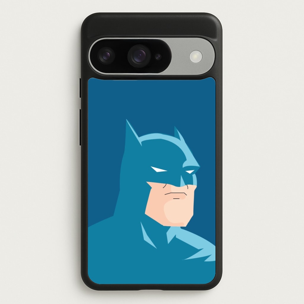 Blue Bat Superhero Phone Case for Google Pixel 10 / 10 Pro