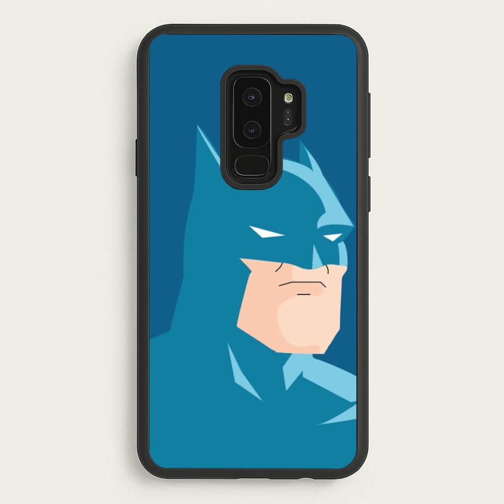 Blue Bat Superhero - Batman Phone Case for Galaxy S9 Plus