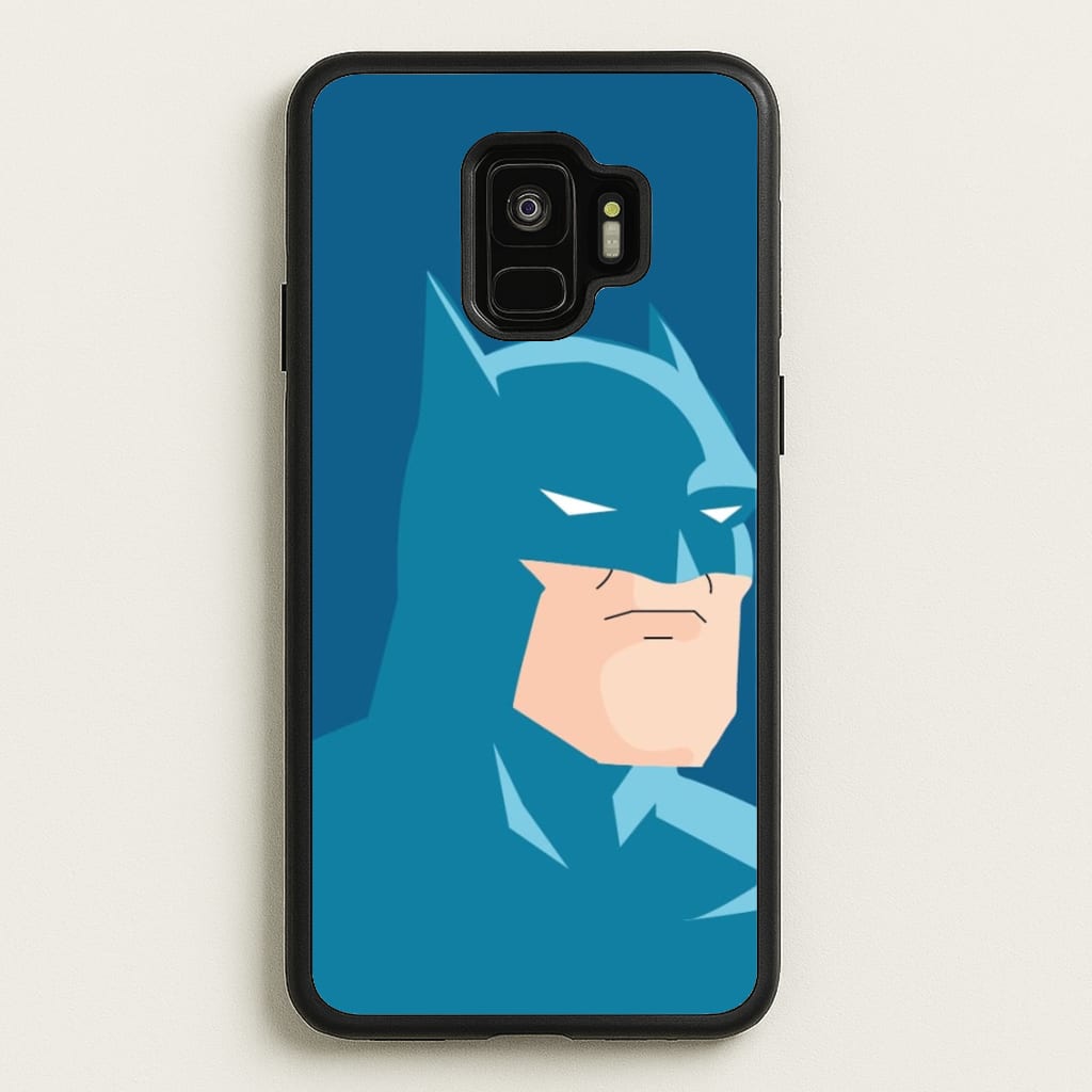 Blue Bat Superhero - Batman Phone Case for Galaxy S9