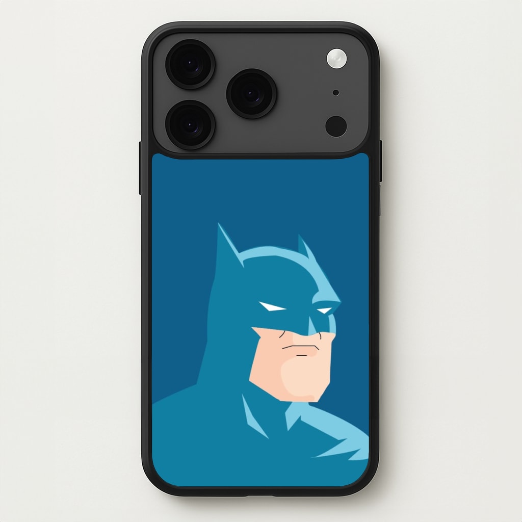 Blue Bat Superhero Phone Case for iPhone 17 Pro