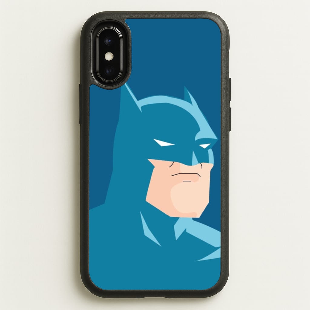 Blue Bat Superhero - Batman Phone Case for iPhone X / XS