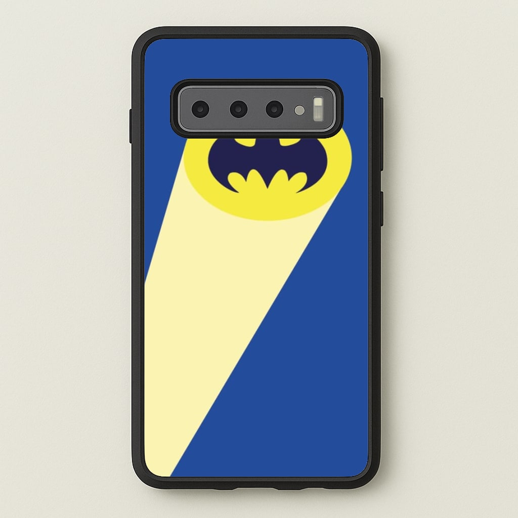 Bat Signal - Batman Phone Case for Galaxy S10