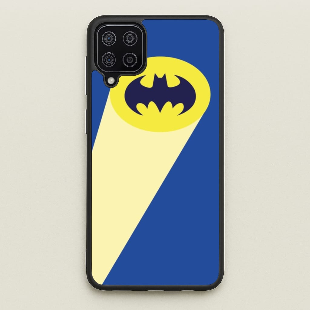 Bat Signal - Batman Phone Case for Galaxy A12