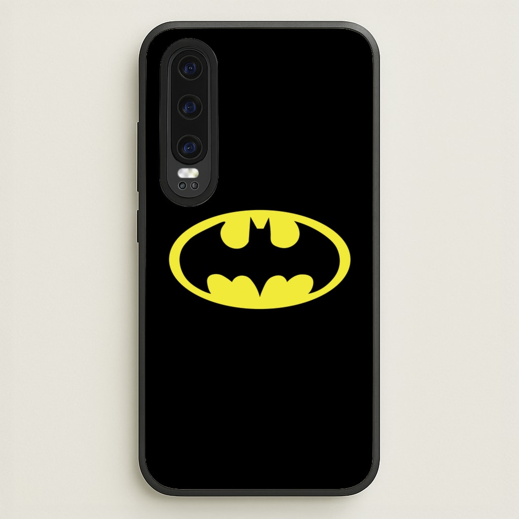 Black Bat Superhero Logo - Batman Phone Case for Huawei P30