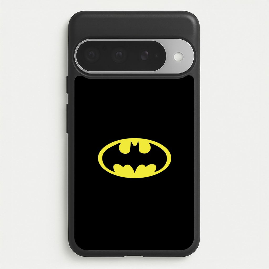 Black Bat Superhero Logo Phone Case for Google Pixel 10 Pro XL