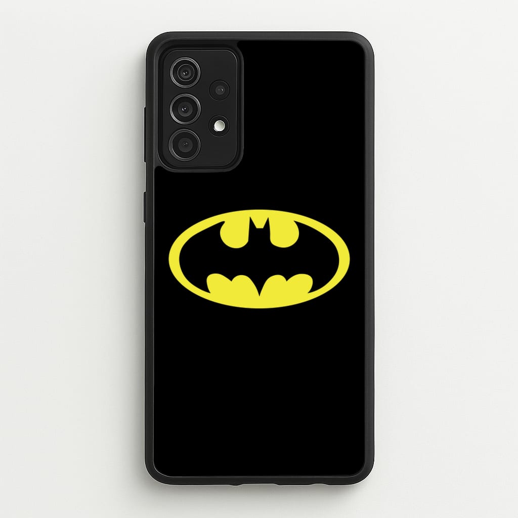 Black Bat Superhero Logo - Batman Phone Case for Galaxy A52 / A52s