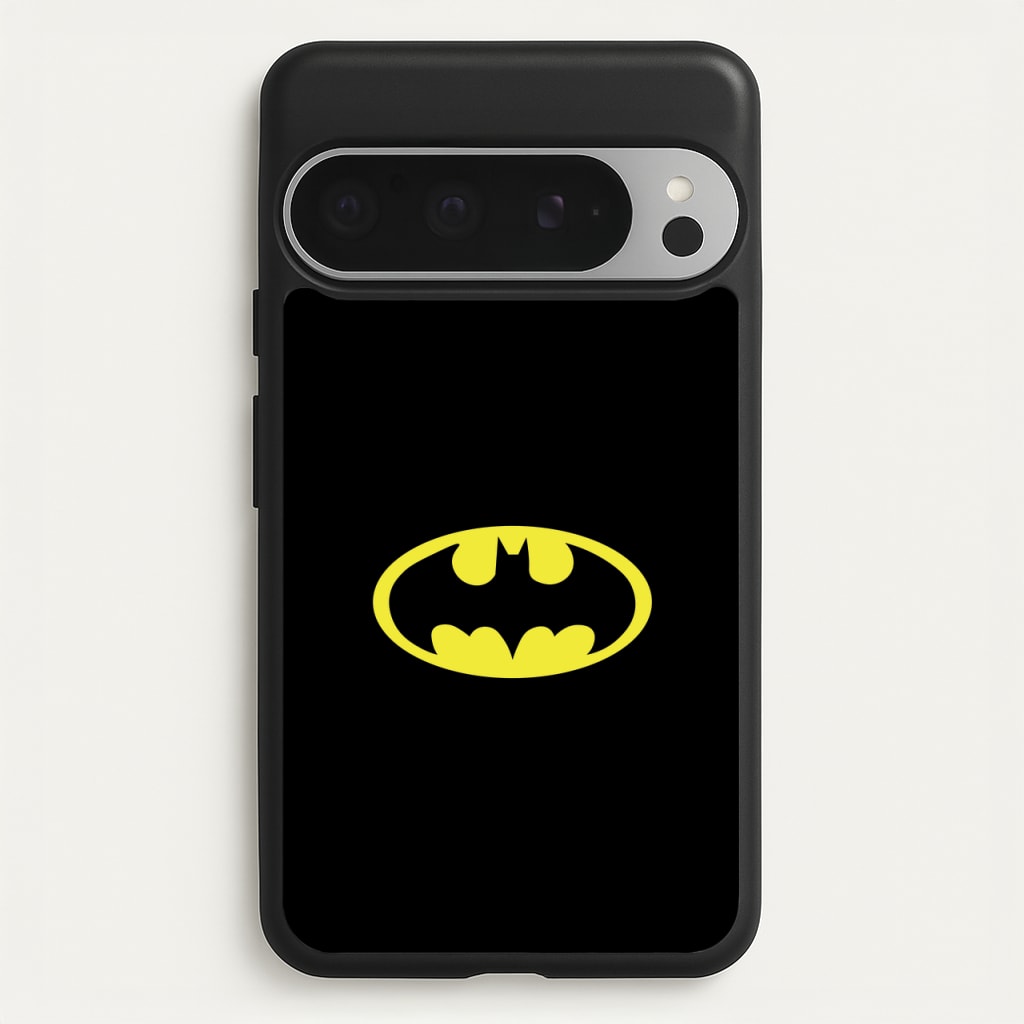 Black Bat Superhero Logo - Batman Phone Case for Google Pixel 9 Pro XL