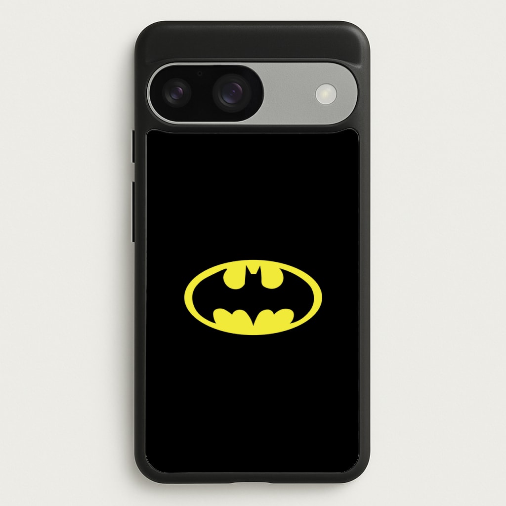 Black Bat Superhero Logo - Batman Phone Case for Google Pixel 9 / 9 Pro