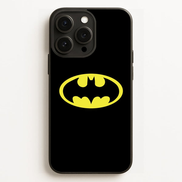 Black Bat Superhero Logo - Batman Phone Case for iPhone 12 Pro Max