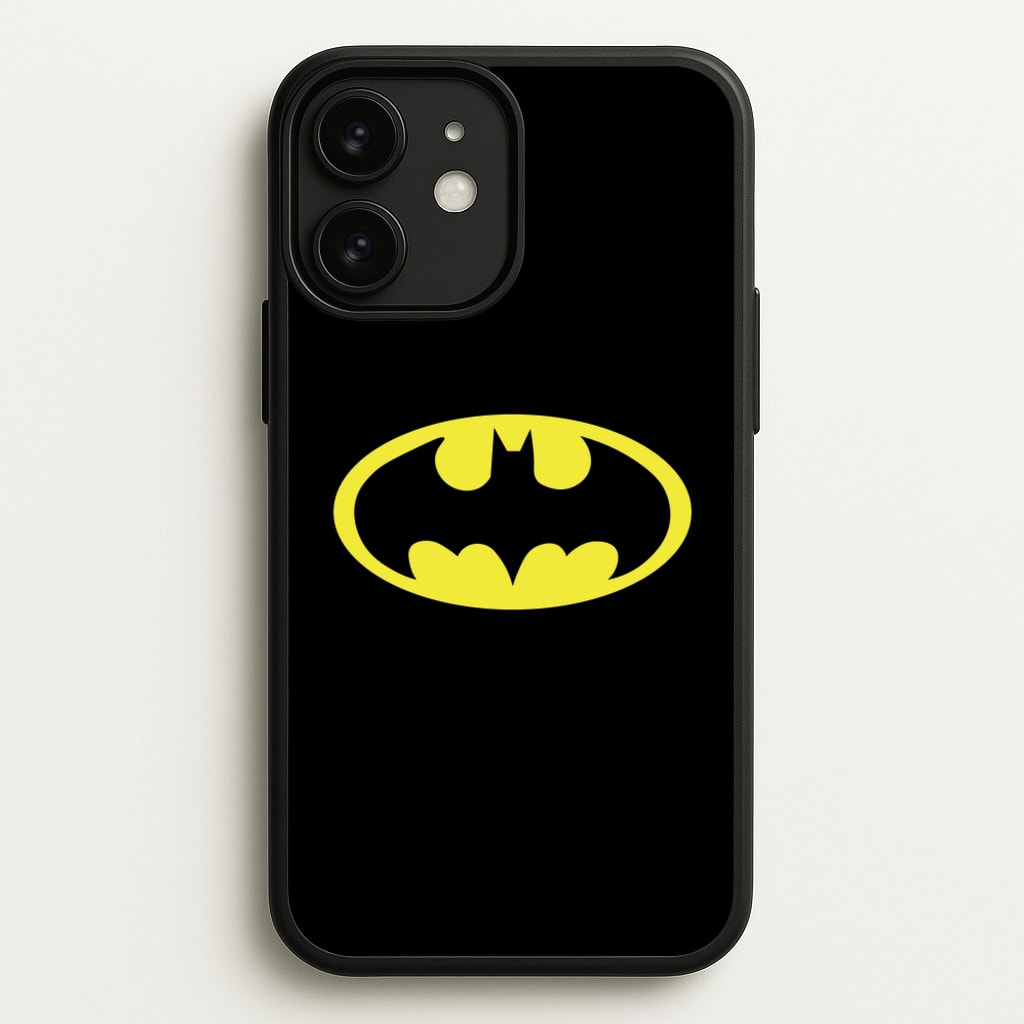 Black Bat Superhero Logo - Batman Phone Case for iPhone 11