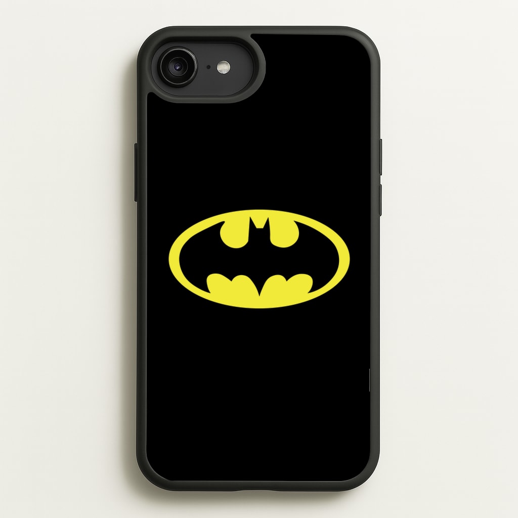 Black Bat Superhero Logo - Batman Phone Case for iPhone 6 Plus / 7 Plus / 8 Plus