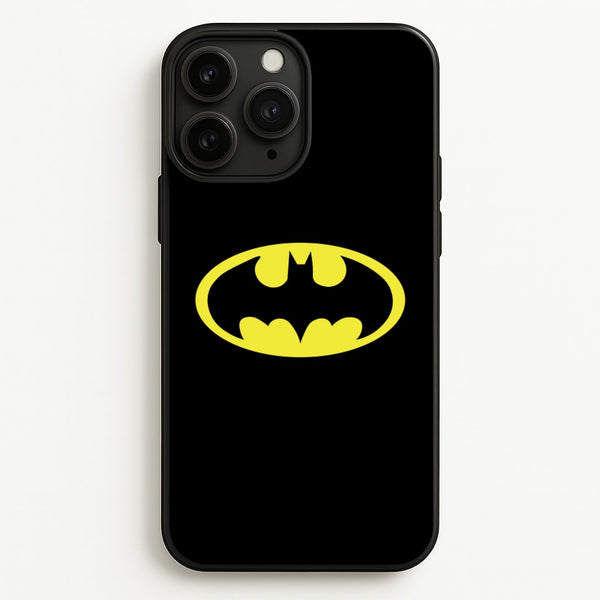Black Bat Superhero Logo - Batman Phone Case for iPhone 11 Pro Max