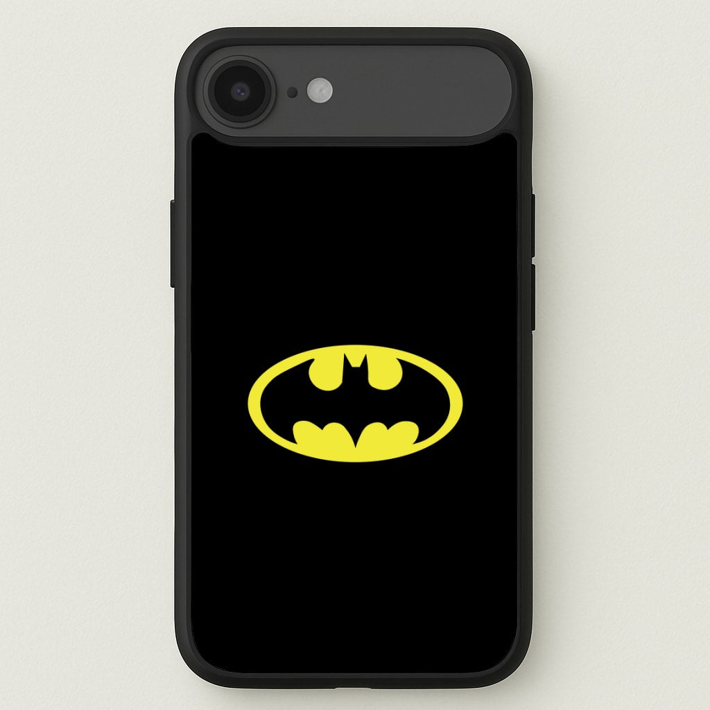 Black Bat Superhero Logo Phone Case for iPhone 17 Air