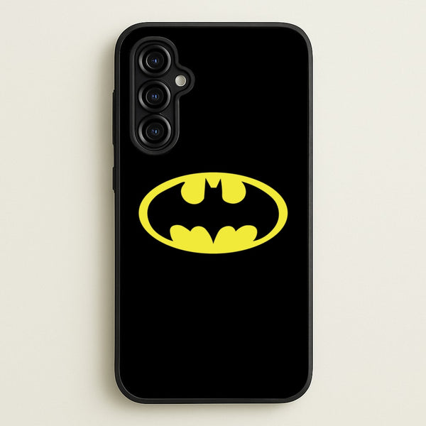Black Bat Superhero Logo - Batman Phone Case for Galaxy A54