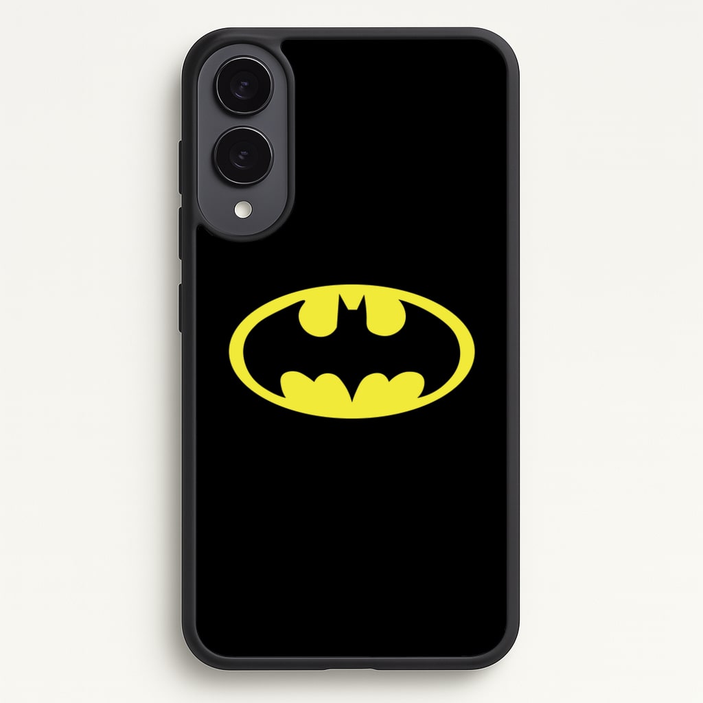 Black Bat Superhero Logo - Batman Phone Case for Galaxy S25 Edge
