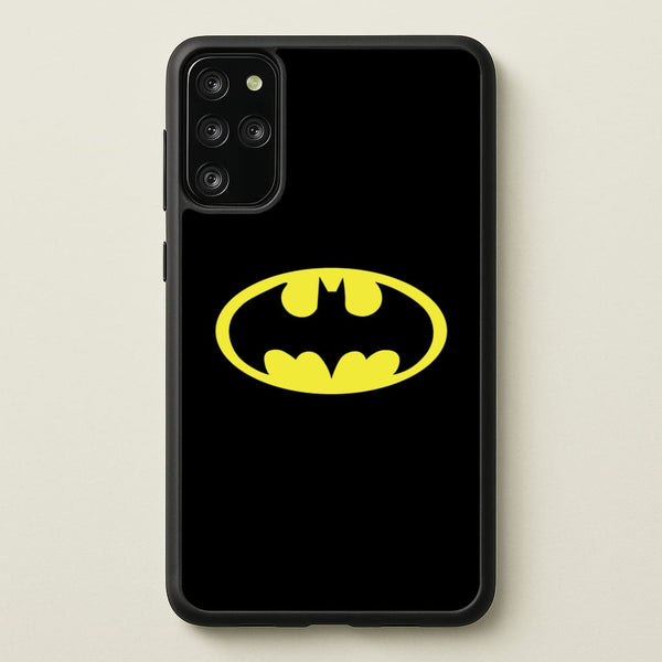 Black Bat Superhero Logo - Batman Phone Case for Galaxy S20 Plus