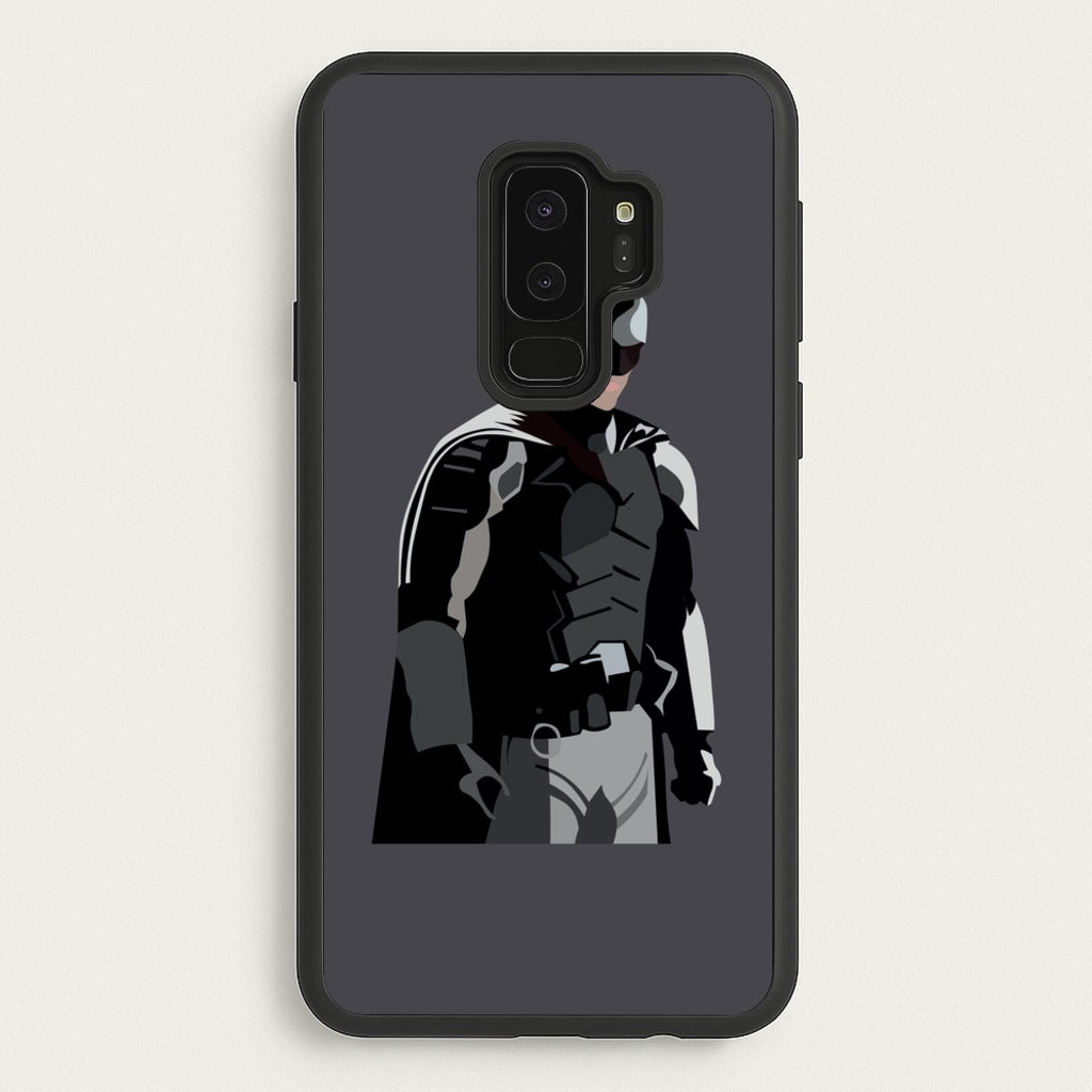 Black Bat Superhero - Batman Phone Case for Galaxy S9 Plus