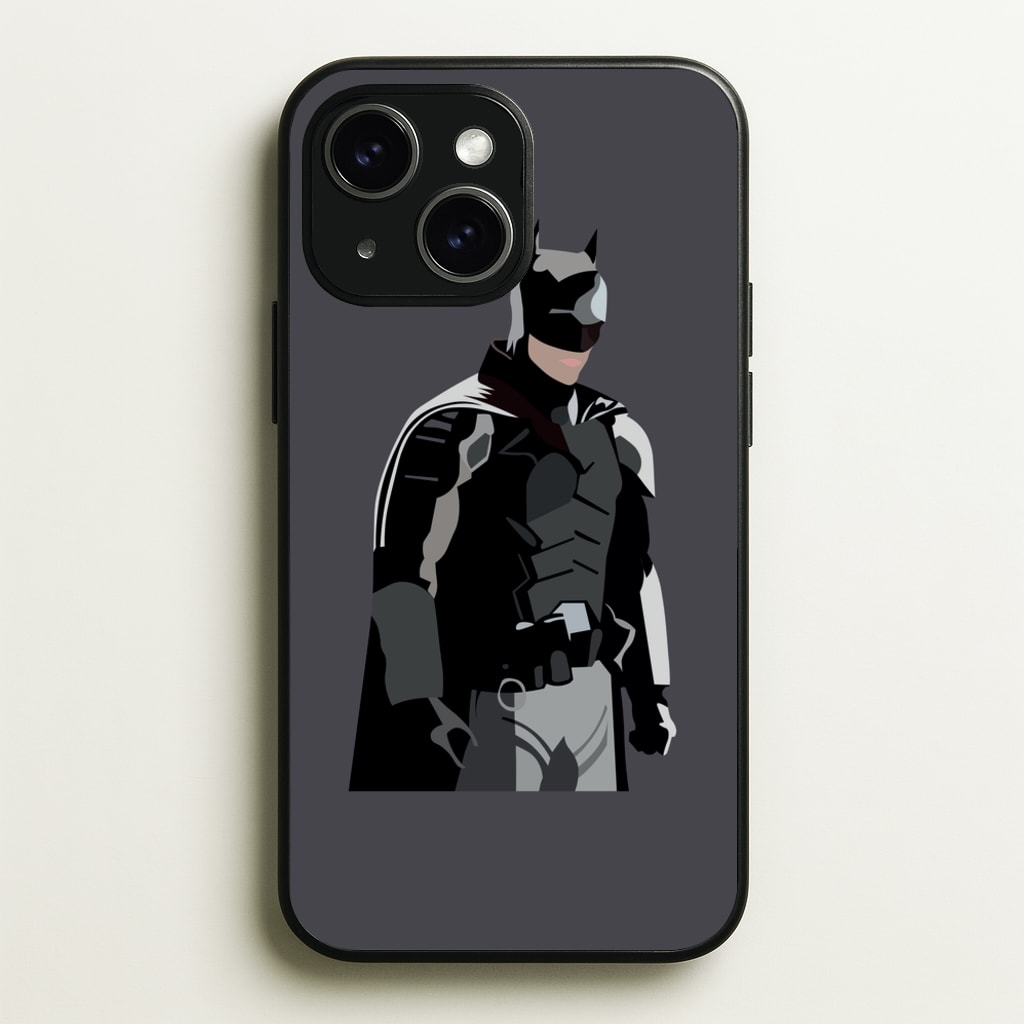Black Bat Superhero - Batman Phone Case for iPhone 15