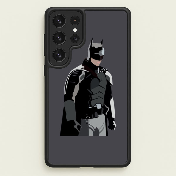Black Bat Superhero - Batman Phone Case for Galaxy S22 Ultra