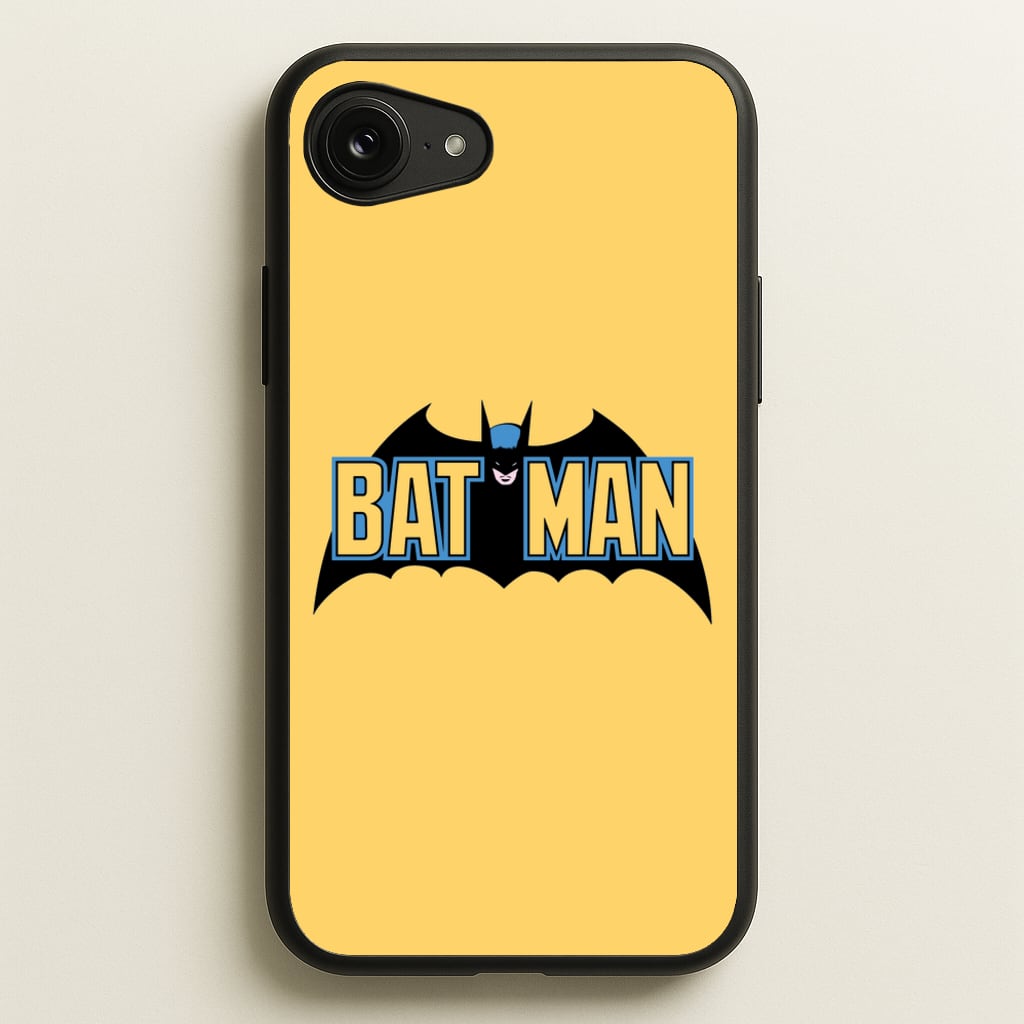 Yellow Bat Superhero Logo - Batman Phone Case for iPhone 16e