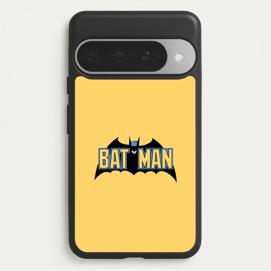 Yellow Bat Superhero Logo Phone Case for Google Pixel 10 Pro XL
