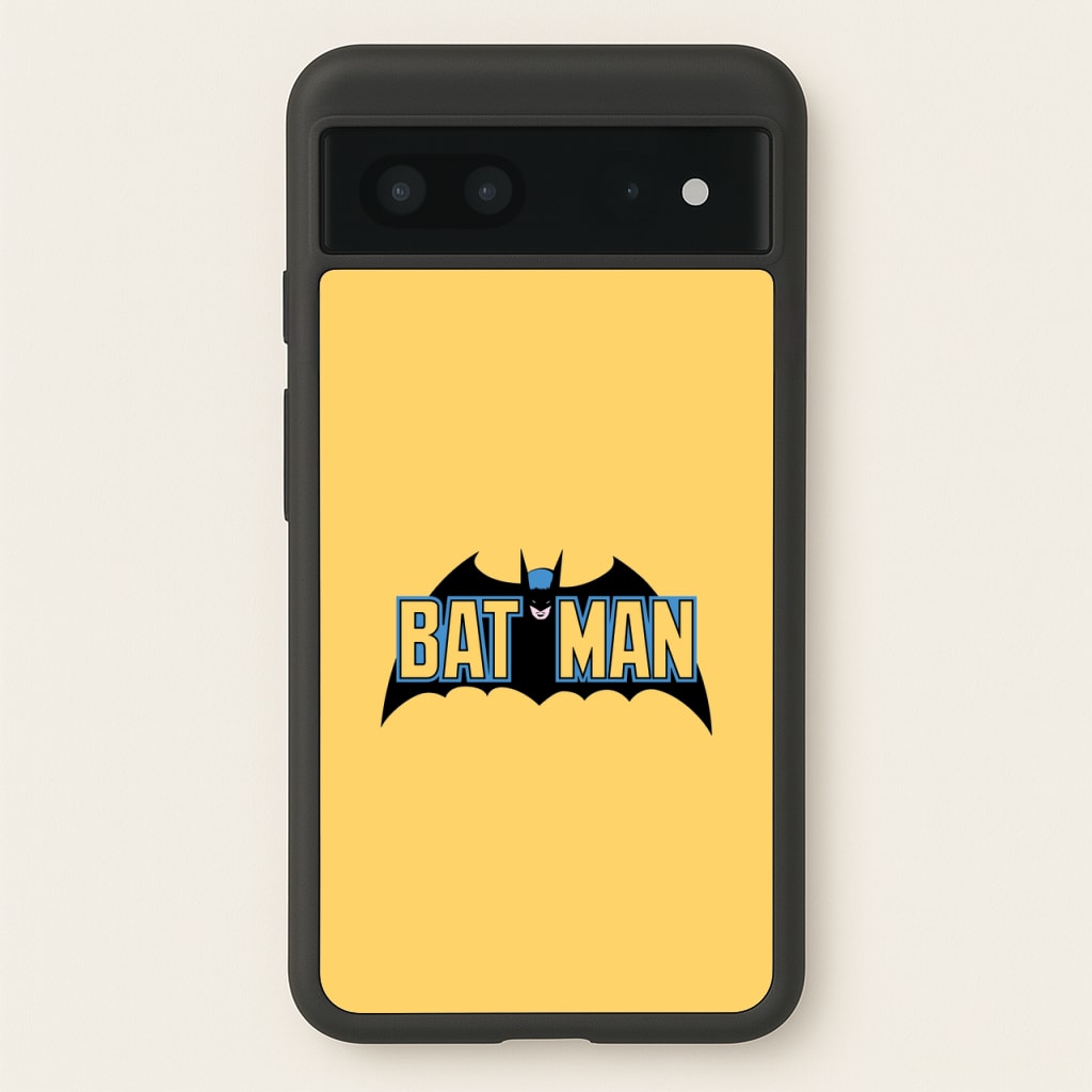 Yellow Bat Superhero Logo - Batman Phone Case for Google Pixel 7