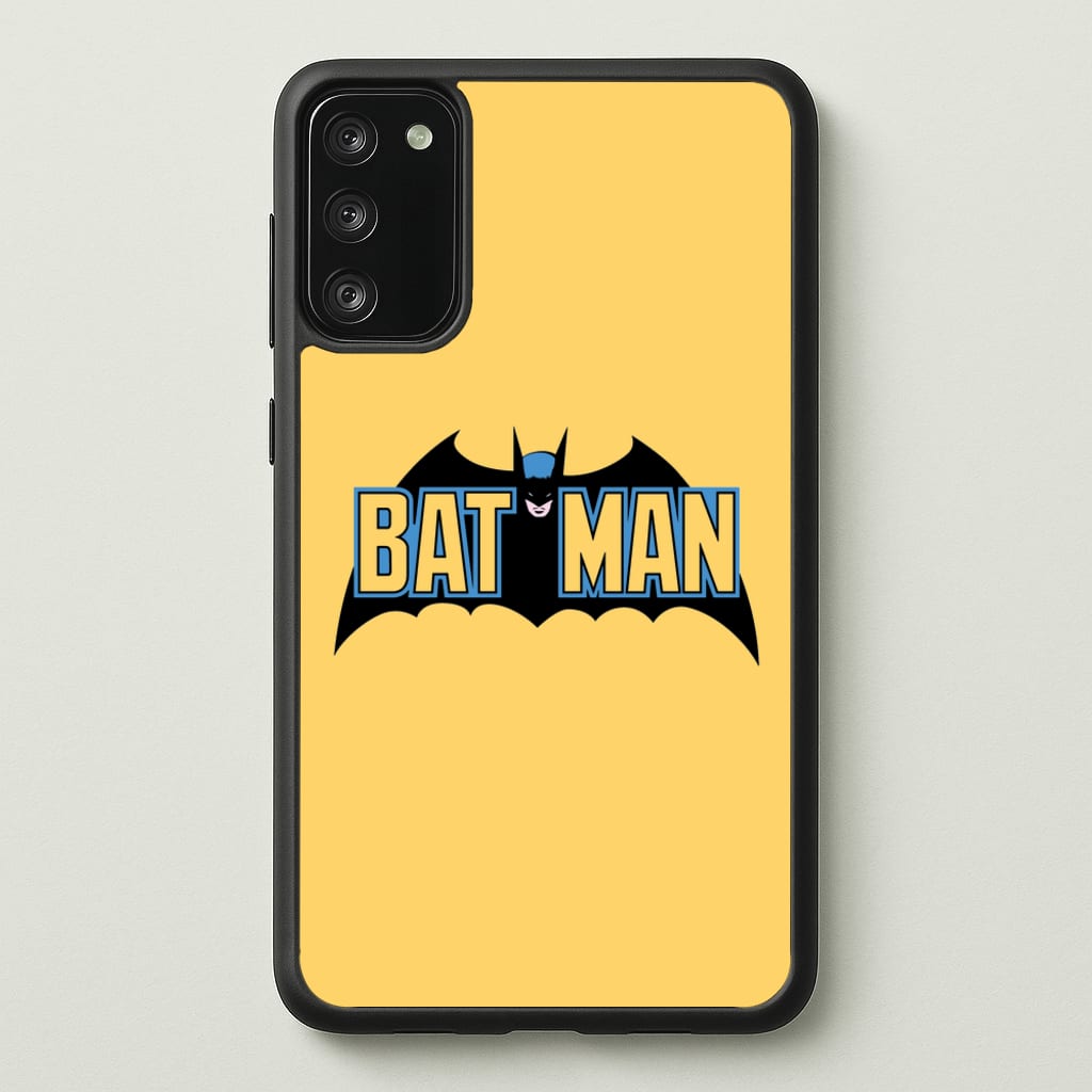 Yellow Bat Superhero Logo - Batman Phone Case for Galaxy S20FE